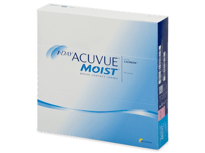 1 Day Acuvue Moist (90 čoček) - Produkt je dostupný také v této variantě balení