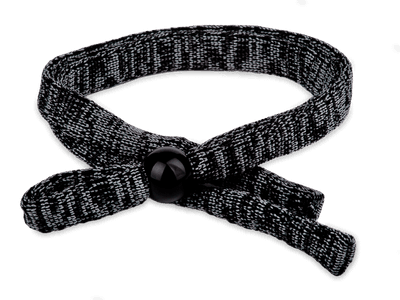 Šňůrka k brýlím sportovní - černošedá CS006 C1