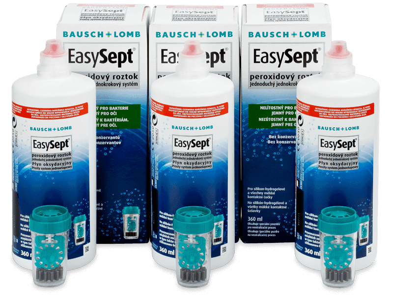 Roztok EasySept 3x 360 ml - Výhodné trojbalení roztoku