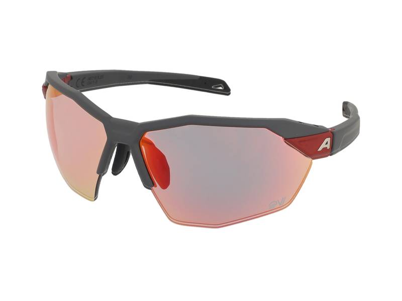 Alpina Twist Six HR QV Midnight Grey Red Matt/Rainbow Mirror 