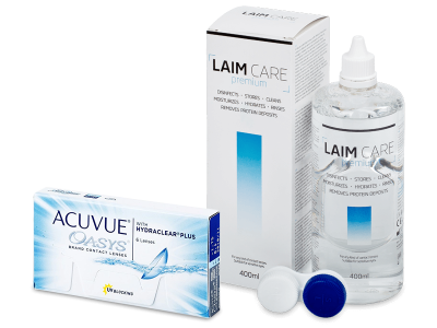 Acuvue Oasys (6 čoček) + Laim Care 400 ml