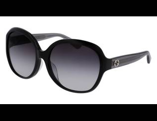 Gucci GG0080SK-002 Sluneční brýle Oversize - Gucci GG0080SK-002