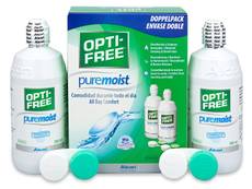 Roztok OPTI-FREE PureMoist 2 x 300 ml Roztoky na kontaktní čočky - čistící a dezinfekční oční roztoky - Roztok OPTI-FREE PureMoist 2 x 300 ml